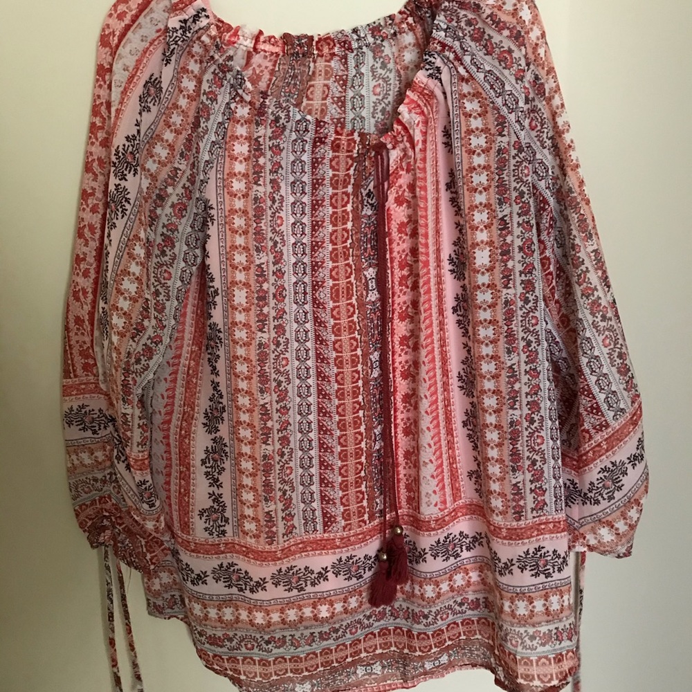 blouse w built in tank